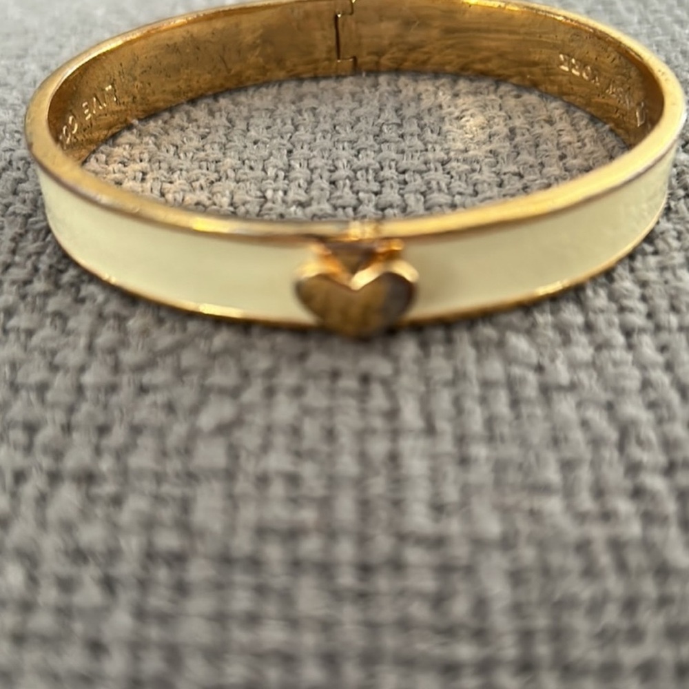 Kate Spade Gold and Cream Bracelet